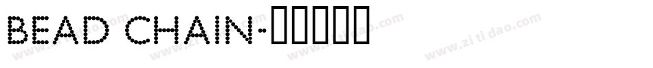Bead Chain字体转换